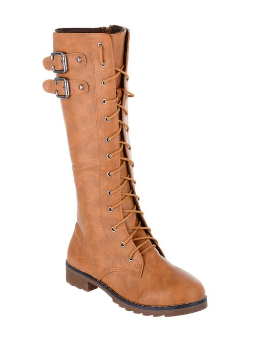 tan knee length  boot - 14426191 - Very Small Image - 1