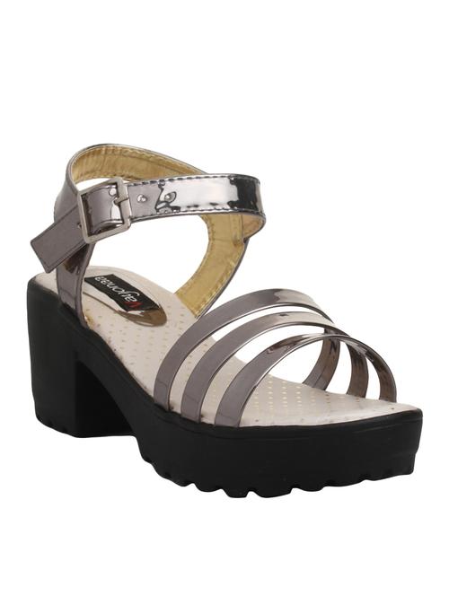 silver ankle strap sandal - 14426622 - Very Small Image - 1