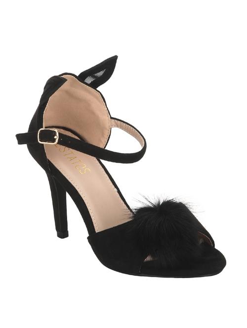 black suede ankle strap sandals - 14427331 - Very Small Image - 1