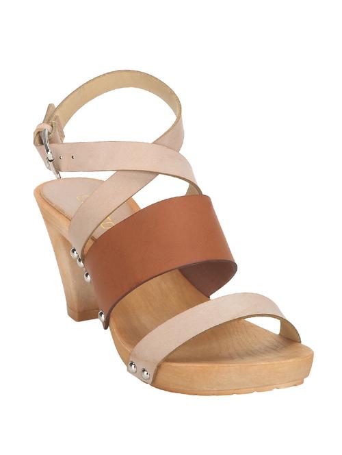 beige ankle strap sandal - 14427337 - Very Small Image - 1