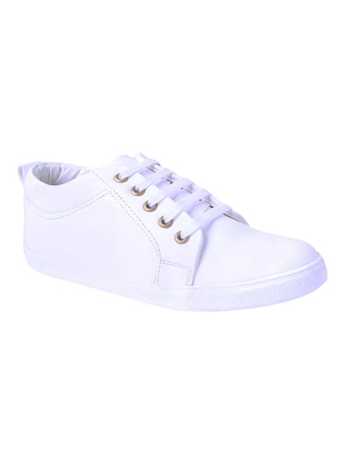 white leatherette sneaker - 14428167 - Very Small Image - 1