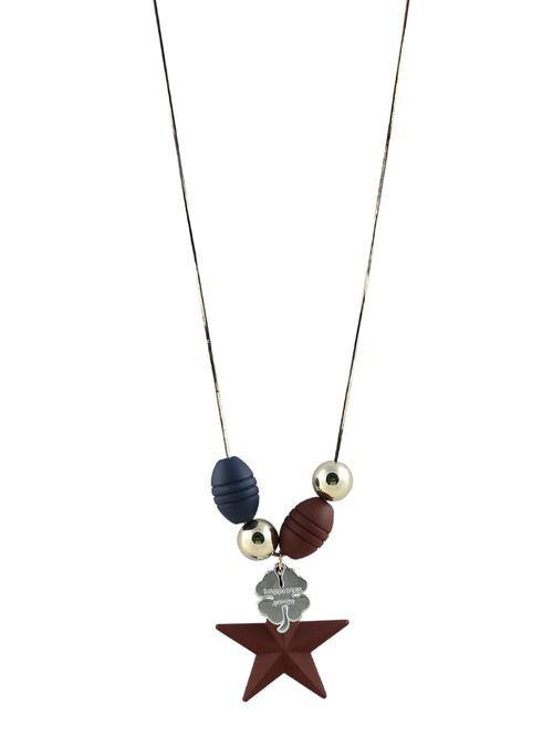 multi colored plastic long necklace - 14429338 - Very Small Image - 1