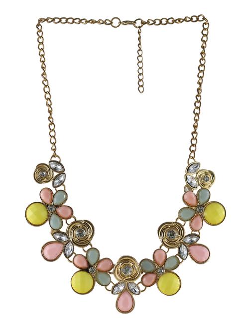 multi colored glass statement necklace - 14429370 - Very Small Image - 1