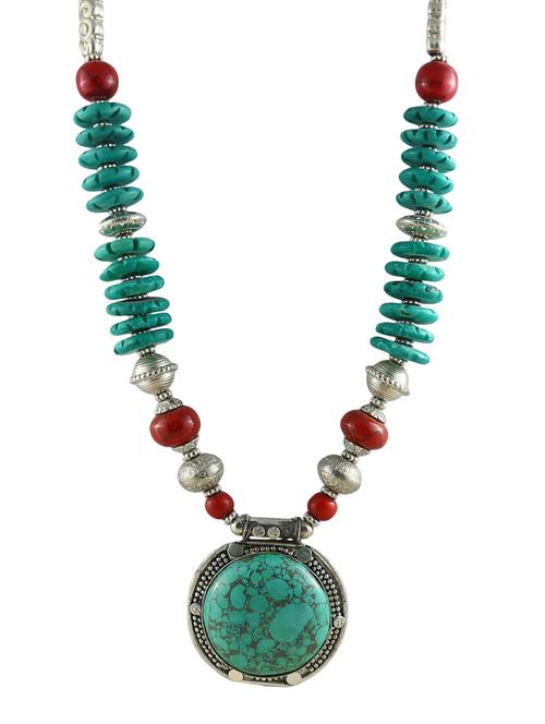 multi colored metal necklace - 14429437 - Very Small Image - 1