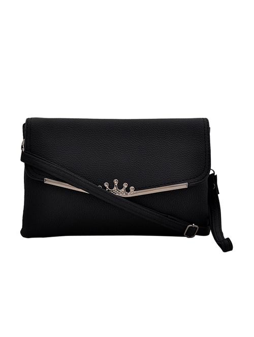 black leatherette sling bag - 14432483 - Very Small Image - 1