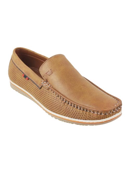 tan leatherette loafer - 14437100 - Very Small Image - 1