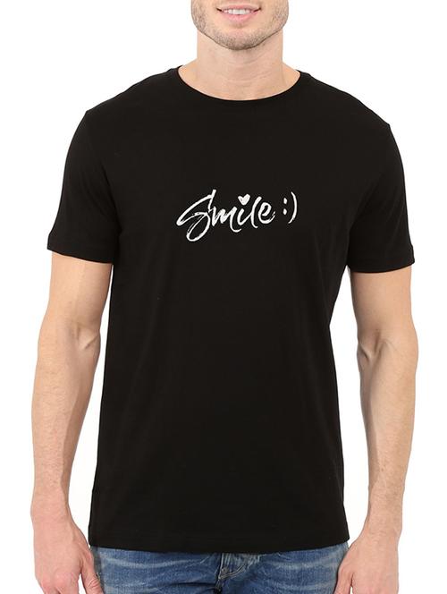 black cotton t-shirt - 14437979 - Very Small Image - 1