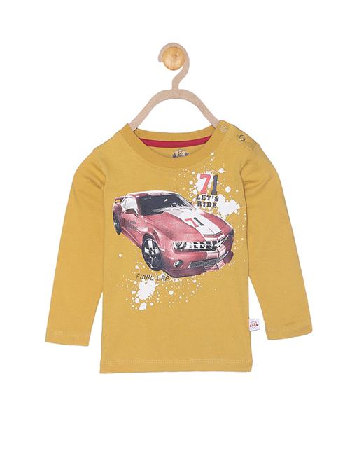 yellow cotton tshirt - 14438614 - Very Small Image - 1