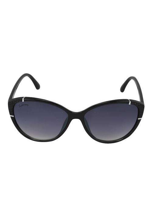 superray cy961-blu-bk black cateye sunglasses for women - 14439144 - Very Small Image - 1