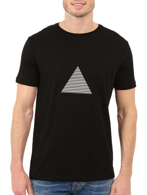 black cotton t-shirt - 14441892 - Very Small Image - 1