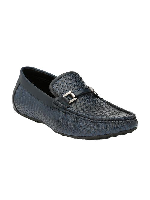 blue leatherette loafer - 14442608 - Very Small Image - 1