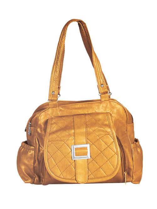 yellow  leather regular handbag - 14443776 - Very Small Image - 1