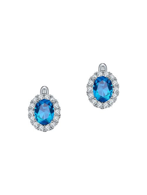 blue copper studs earrings - 14445051 - Very Small Image - 1
