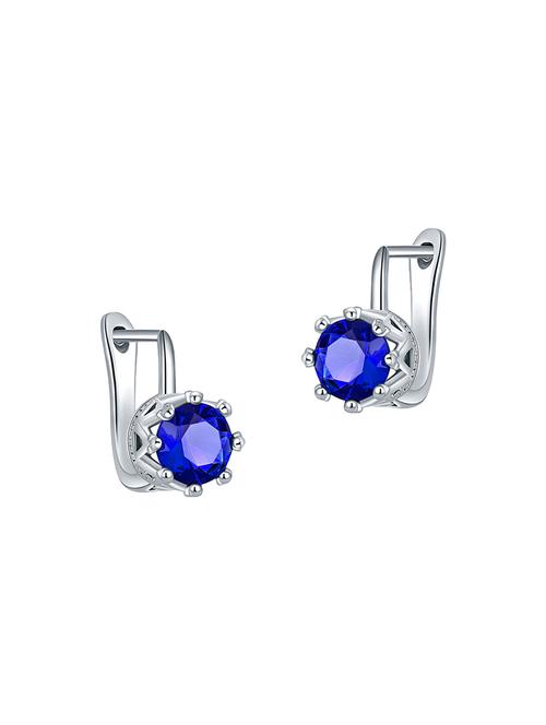 blue copper studs earrings - 14445060 - Very Small Image - 1