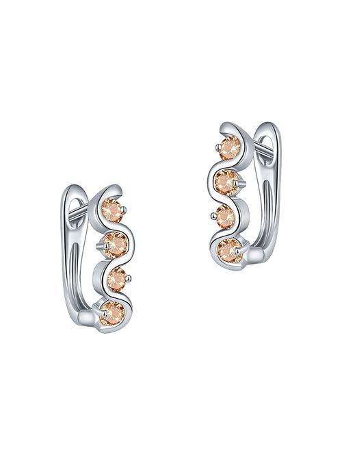 beige copper hoop earrings - 14445067 - Very Small Image - 1