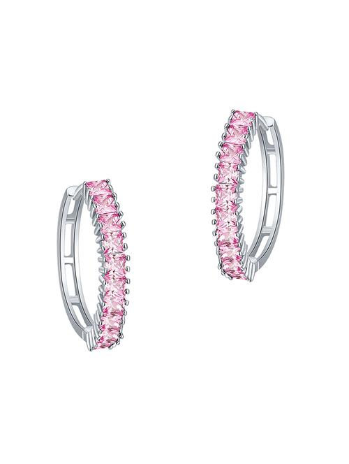 pink copper studs earrings - 14445075 - Very Small Image - 1