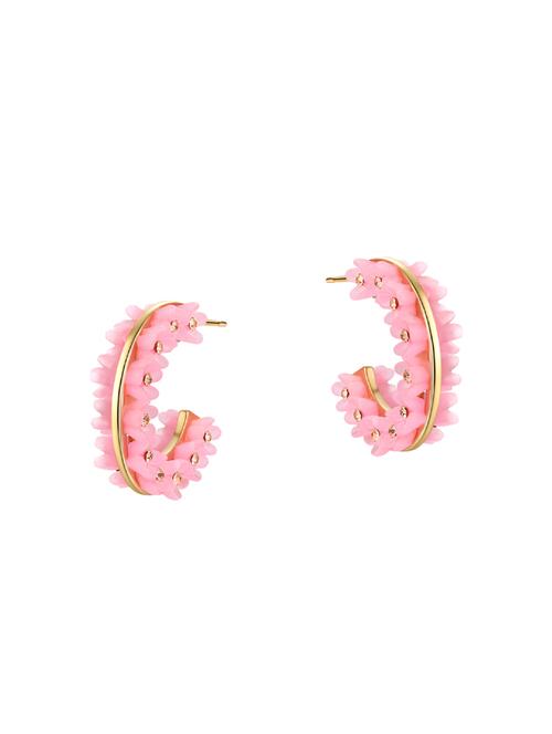 pink copper drop earrings - 14445357 - Very Small Image - 1
