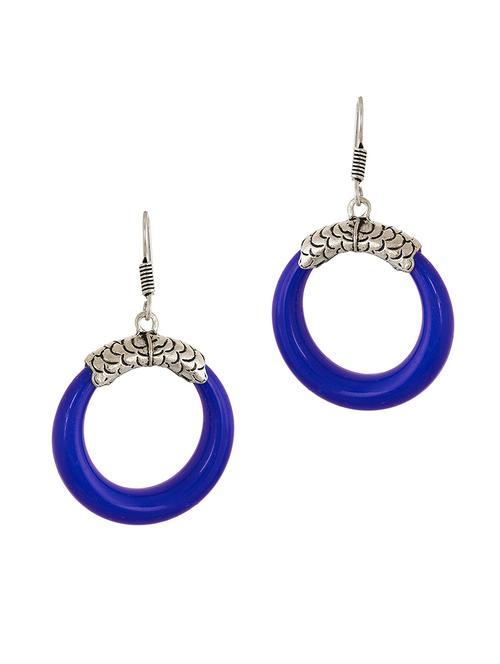 Blue Drop Earrings - 14445522 - Very Small Image - 1