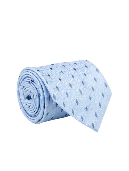 blue micro fiber tie - 14446192 - Very Small Image - 1