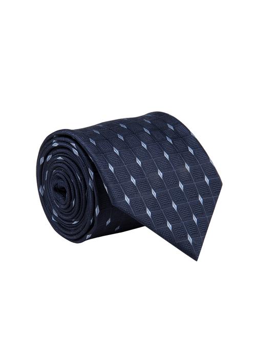 blue micro fiber tie - 14446204 - Very Small Image - 1
