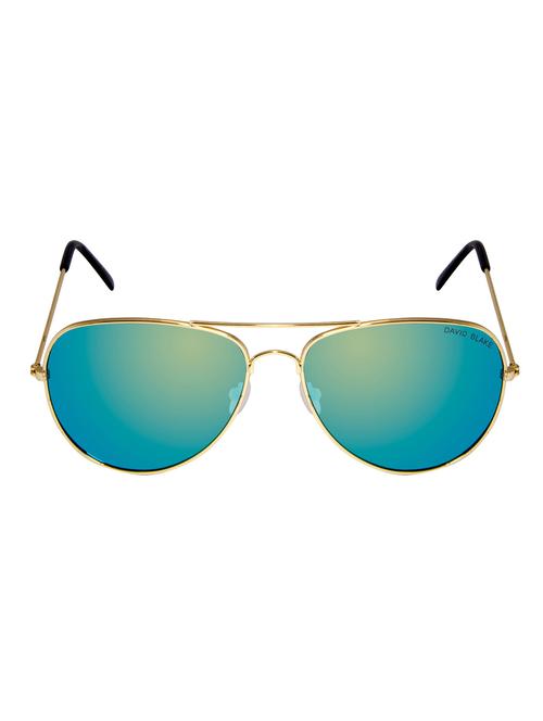 david blake green aviator mirrored uv protection sunglass - 14448269 - Very Small Image - 1