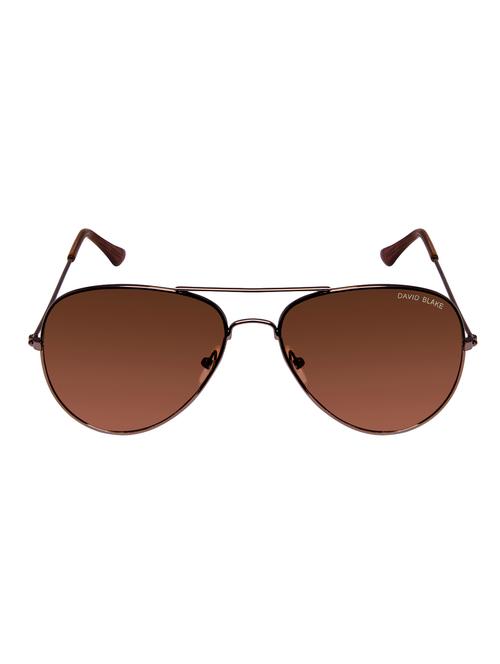 David Blake Brown Aviator Uv Protection Sunglass - 14448277 - Very Small Image - 1