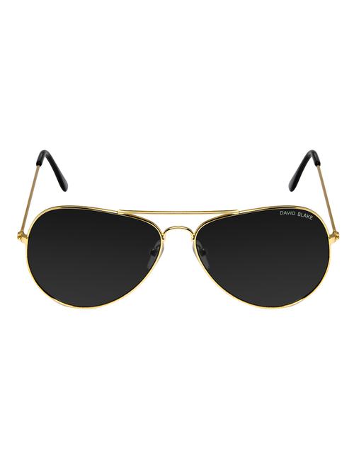 David Blake Black Aviator Uv Protection Sunglass - 14448278 - Very Small Image - 1