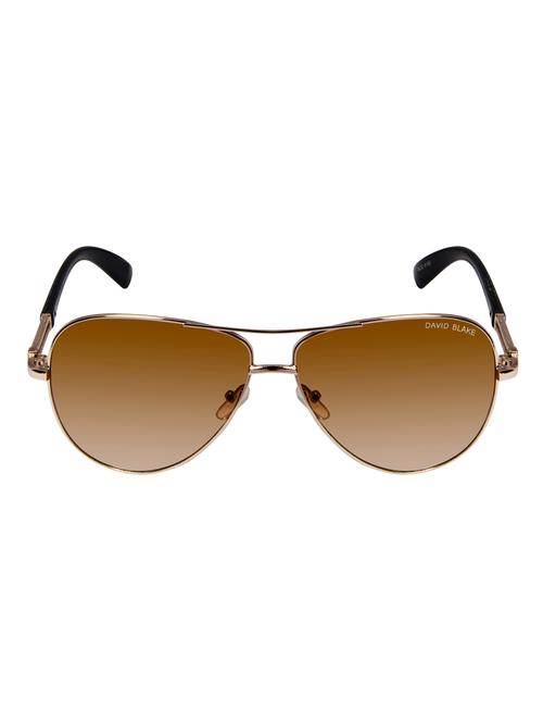 David Blake Brown Aviator Uv Protection Gradient Sunglass - 14448288 - Very Small Image - 1