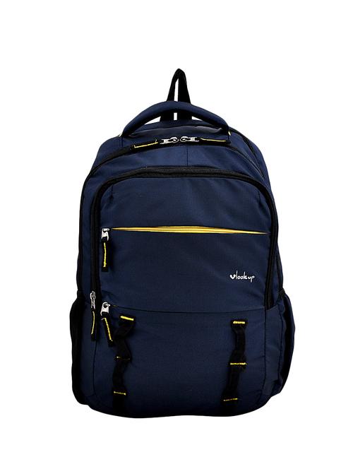 blue polyester backpack - 14449739 - Very Small Image - 1