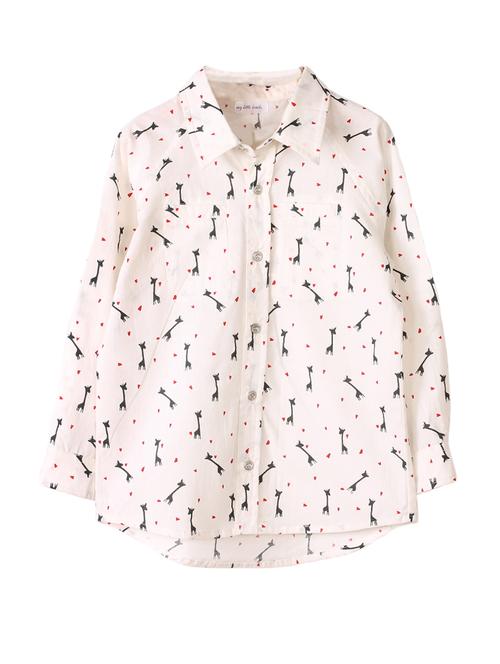 pocket patched quirky print shirt - 14450172 - Very Small Image - 1