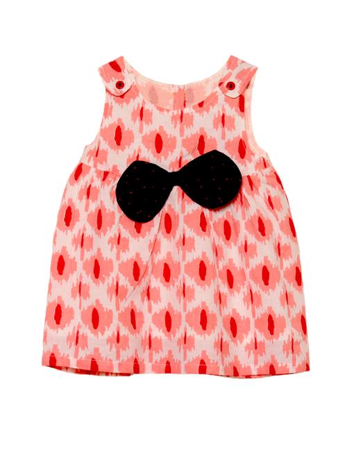 red cotton frock - 14450209 - Very Small Image - 1