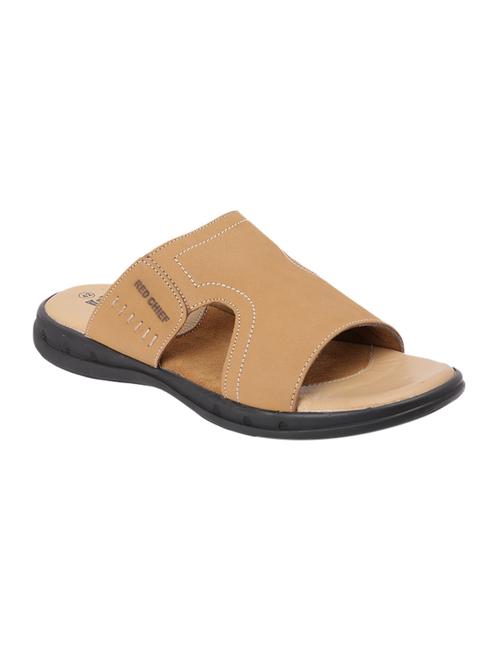 red chief beige slip on slippers - 14450779 - Very Small Image - 1