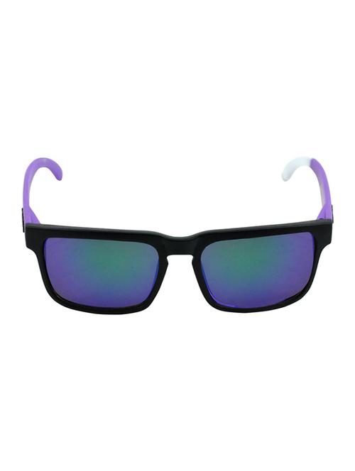 alpha man "metallic mercury madrisno - purple haze" wayfarer sunglasses - 14451419 - Very Small Image - 1