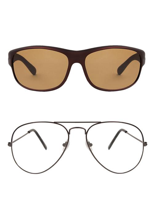 zyaden full rim aviator sunglasses set of 2 - 14452307 - Very Small Image - 1