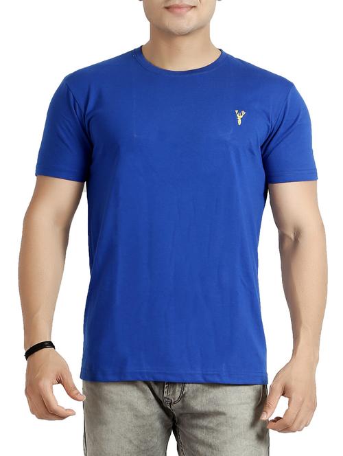 blue cotton t-shirt - 14453164 - Very Small Image - 1