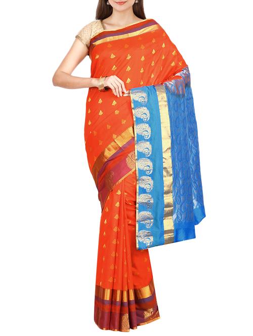 the chennai silks red kanjivaram saree - 14454352 - Very Small Image - 1