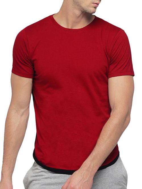 red cotton t-shirt - 14456160 - Very Small Image - 1