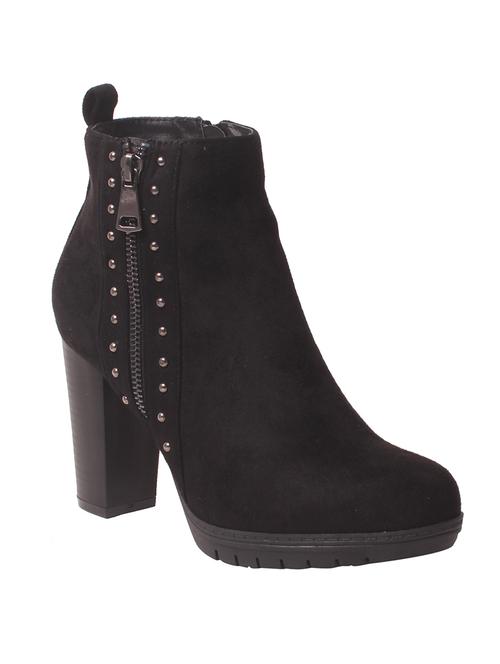 black  suede  ankle  boot - 14457057 - Very Small Image - 1