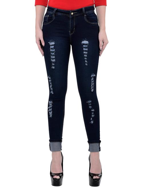 navy blue denim jeans - 14458196 - Very Small Image - 1