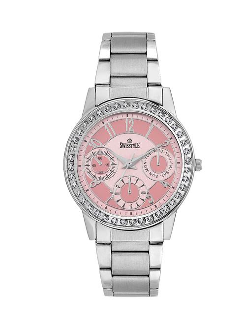 swisstyle stanless steel ladies anolog watch - 14458669 - Very Small Image - 1
