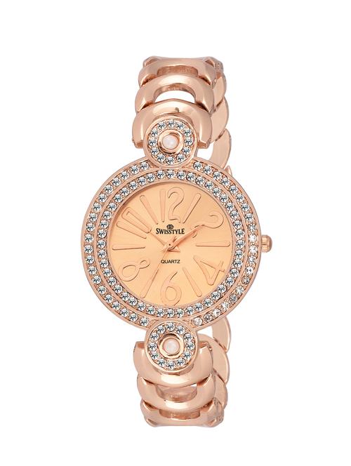 swisstyle swiss designer dial ladies anolog watch - 14458699 - Very Small Image - 1