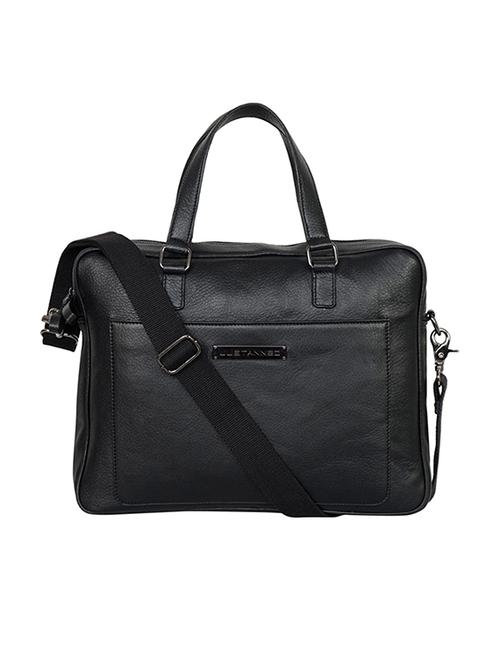 black leather laptop bag - 14461679 - Very Small Image - 1