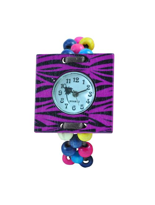 purple wood watch - 14463411 - Very Small Image - 1