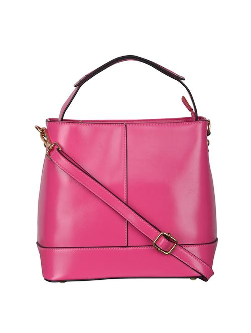 pink leatherette handbag - 14464062 - Very Small Image - 1