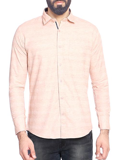 pink cotton casual shirt - 14467771 - Very Small Image - 1