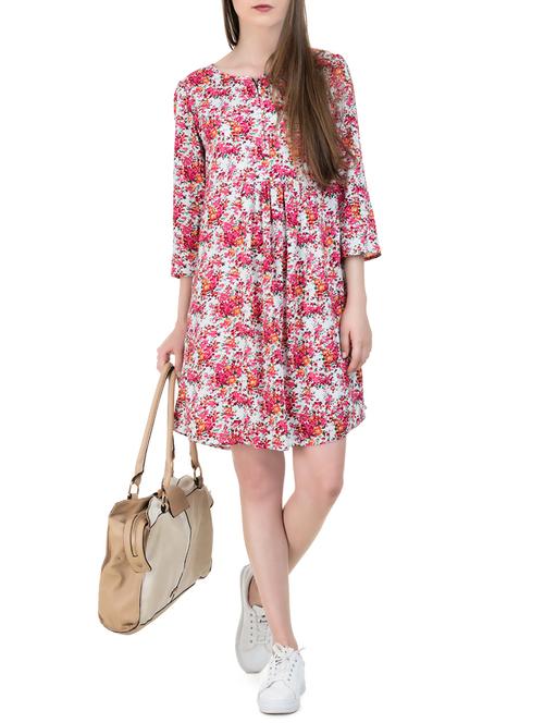 pink floral shift dress - 14468094 - Very Small Image - 1