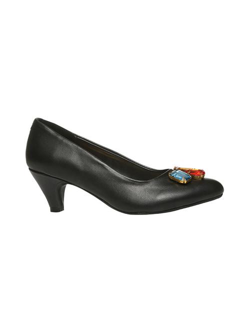 black slip on  pump - 14469446 - Very Small Image - 1