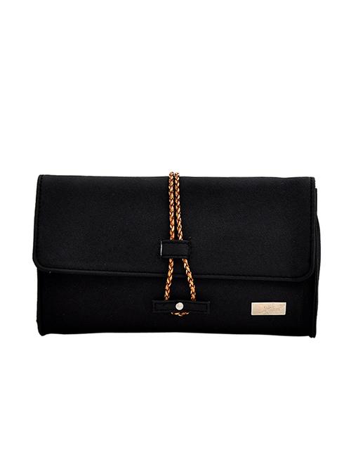 black leatherette regular clutch - 14469458 - Very Small Image - 1