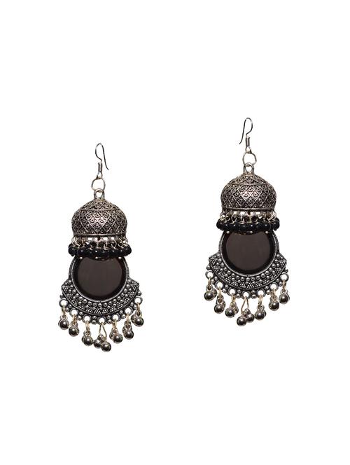 metallic metal drop earring - 14471911 - Very Small Image - 1