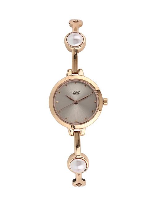 titan analog rose gold dial women's watch-2576wm01 - 14472569 - Very Small Image - 1